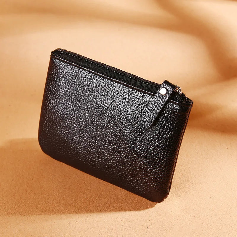 Retro Lychee Texture Coin Purse