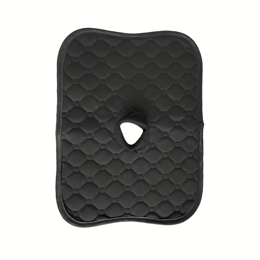 Black quilted leak-proof baby seat pad for strollers and car seats