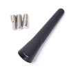 Compact Black Car Radio Antenna with Adapter Screws