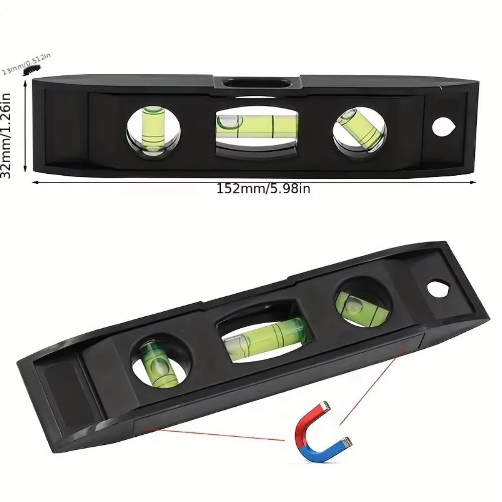 6-Inch Magnetic Torpedo Level with Dual Vials