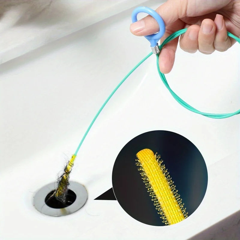 Flexible Drain Cleaning Tool for Hair and Clogs