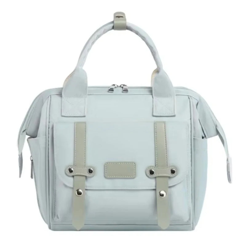 Compact Diaper Backpack with Insulated Bottle Holder