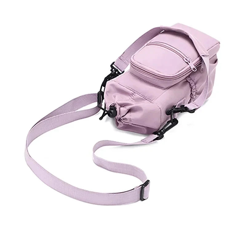 Insulated Water Bottle Carrier Bag with Phone Pocket