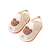 Baby First Walker Sandals with Cute Bear Pattern
