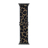 Leopard Print Nylon Apple Watch Band with Adjustable Strap
