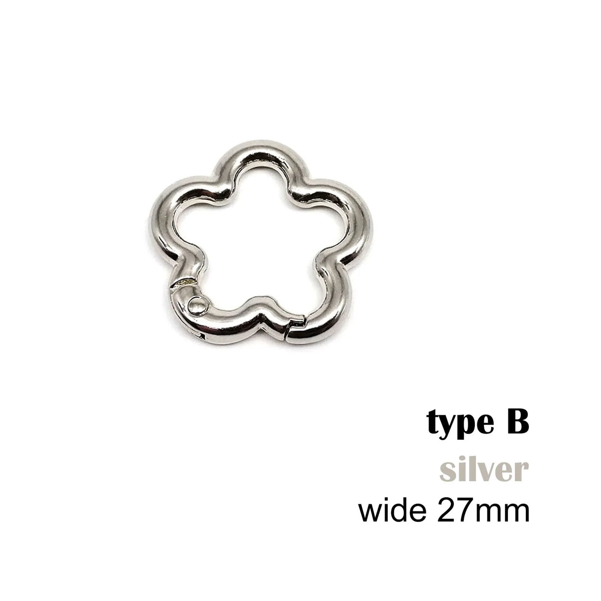 Star-Shaped Zinc Alloy Carabiner Clip for Bags and Belts