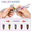 3D Nail Art Pens Set with Dual Tips