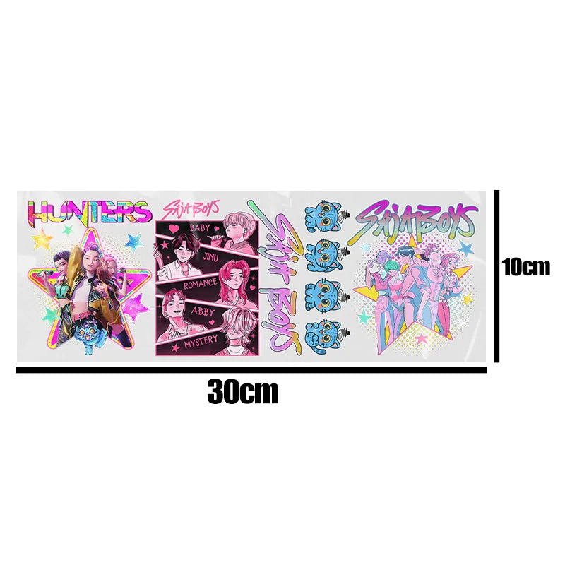 UV DTF Waterproof Transfer Stickers for Custom DIY Decor