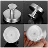 خطافات حائط بمشبك شفط من الفولاذ المقاوم للصدأ لإعادة الاستخدام