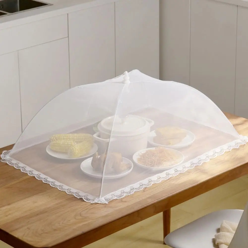 Foldable Mesh Food Cover for Outdoor Dining