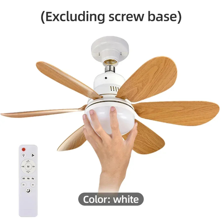 Drahtlose LED-Deckenventilator mit Fernbedienung und Dimmer