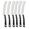 A set of white crevice cleaning brushes with black handles for tight spaces