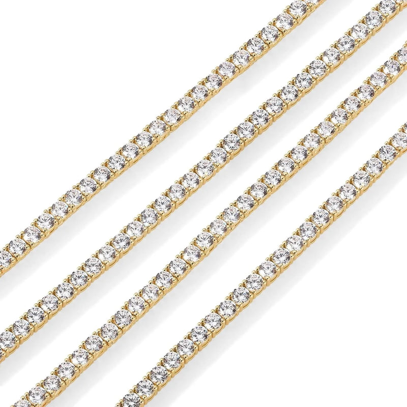 Simulated Diamond Tennis Necklace