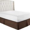 Elegant Pleated Bed Skirt - 14 Inch Drop, Wrinkle & Fade Resistant