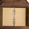 Vintage PU Leather Spiral Journal – Traveler's Notebook with Anchor Design