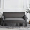 Stretch Sofa Slipcover with Skirted Edge