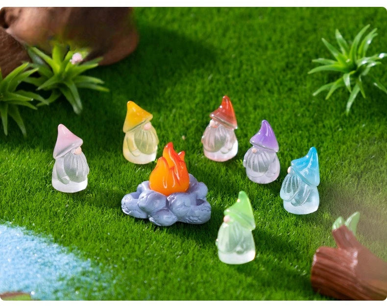 Luminous Fairy Garden Mini Gnomes for Enchanted Decor