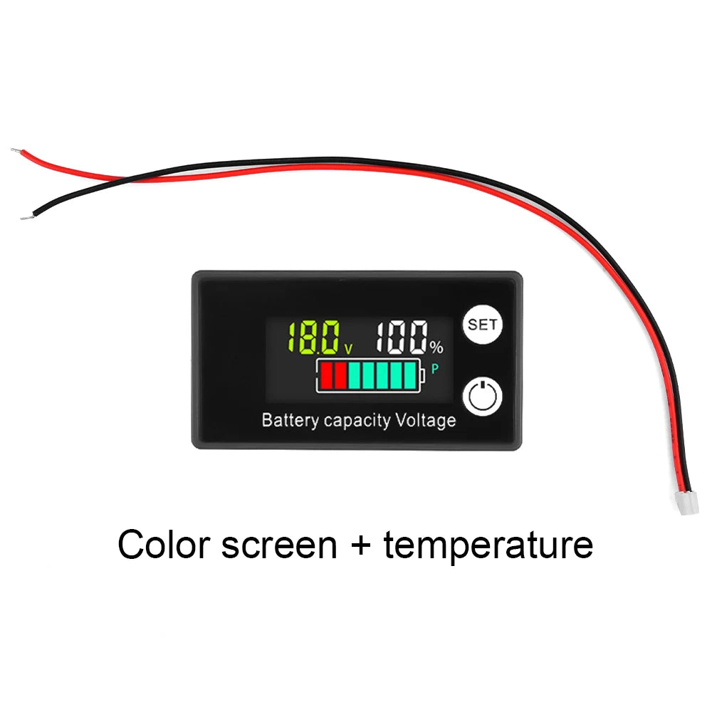 DC 8-100V Battery Capacity Indicator with LCD Display