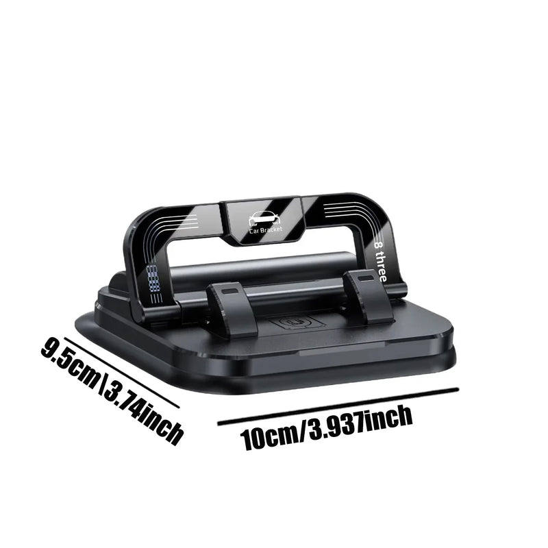 Dashboard Car Phone Holder with Integrated Parking Number Plate