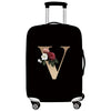 Gold Letter Series Elastic Luggage Cover