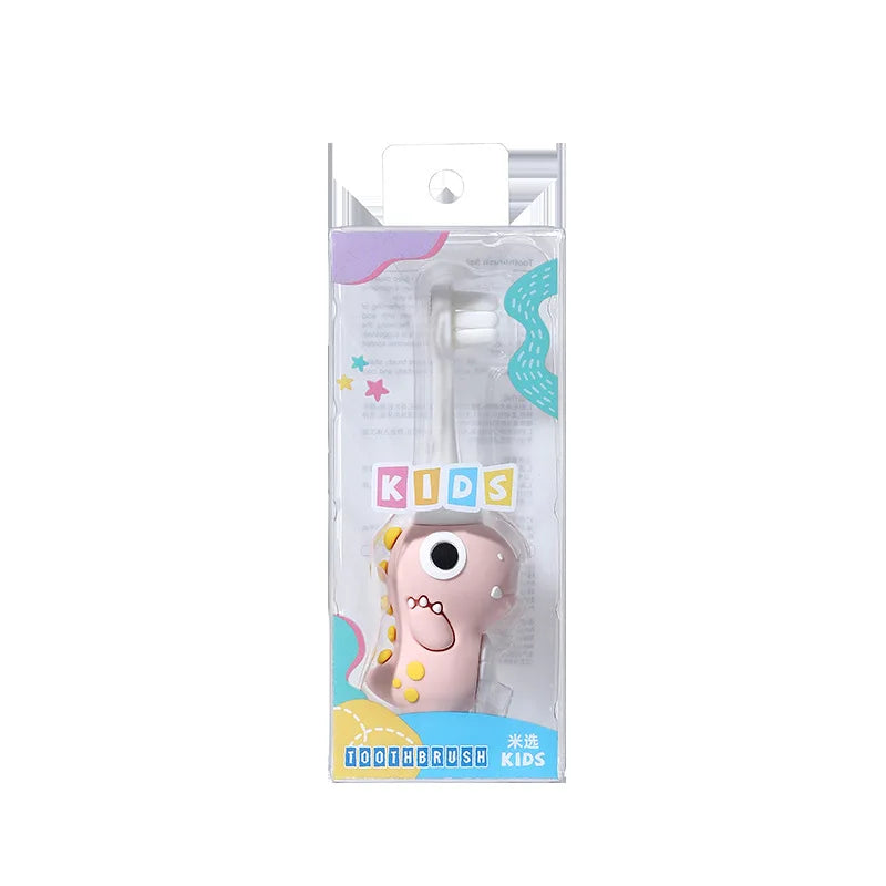 Dinosaur Kids Toothbrush – Soft Bristles & Non-Slip Handle (Single Unit)
