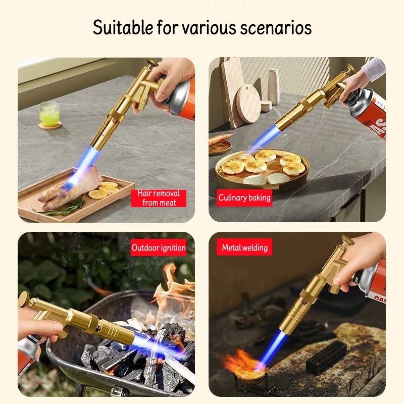 Portable Gas Torch with Adjustable Flame
