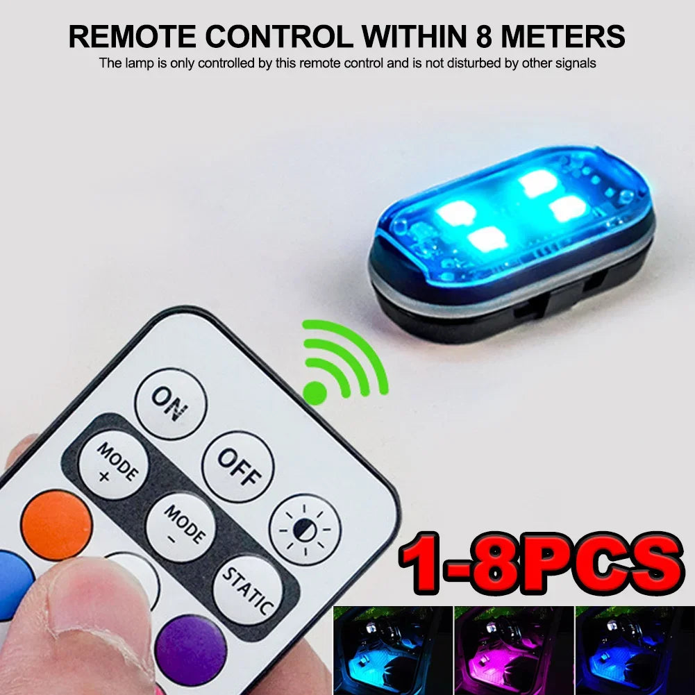 RGB LED Strobe Light with USB Charging