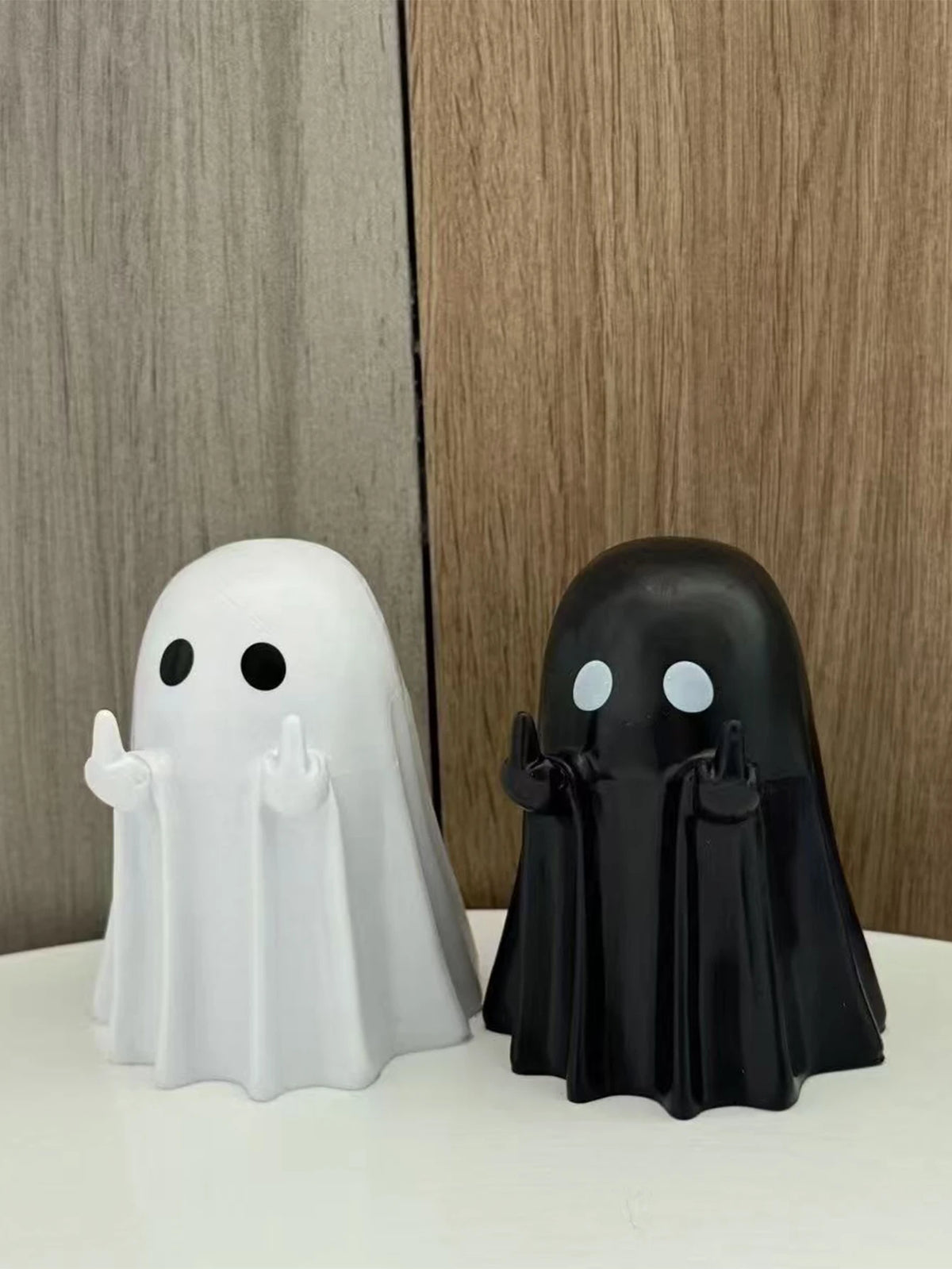 Mischievous Ghost Figurine - Mini Halloween Statue