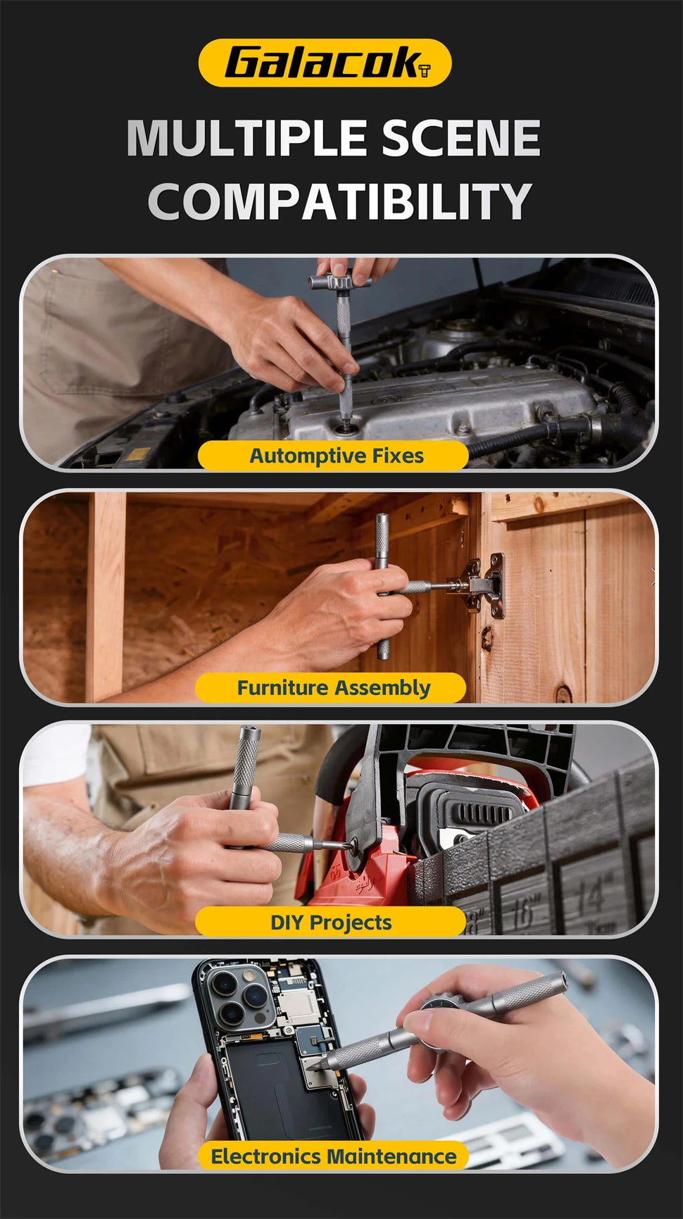 69-in-1 Magnetic Ratchet Screwdriver Kit