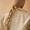 Geometric Metal Ponytail Scrunchie