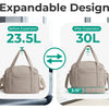 Expandable Travel Duffle Bag with TSA Toiletry Kit