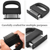 48-Needle Stainless Steel Meat Tenderizer with Safety Guard