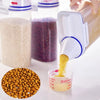 Airtight Pet Food Storage Container with Measuring Cup