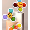 Suction Cup Spinning Bath Toys for Babies (Set of 3)