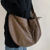 Dumpling-Style PU Crossbody Bag