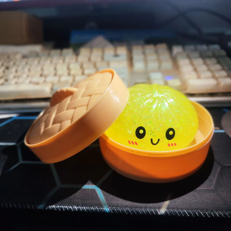 Glitter Dumpling Squishy Stress Relief Toy