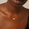 Dainty Heart Initial Necklace