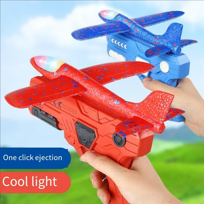 Catapult Foam Plane Launcher Glider Toy