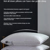Premium Goose Down Pillow with Ergonomic Neck Support