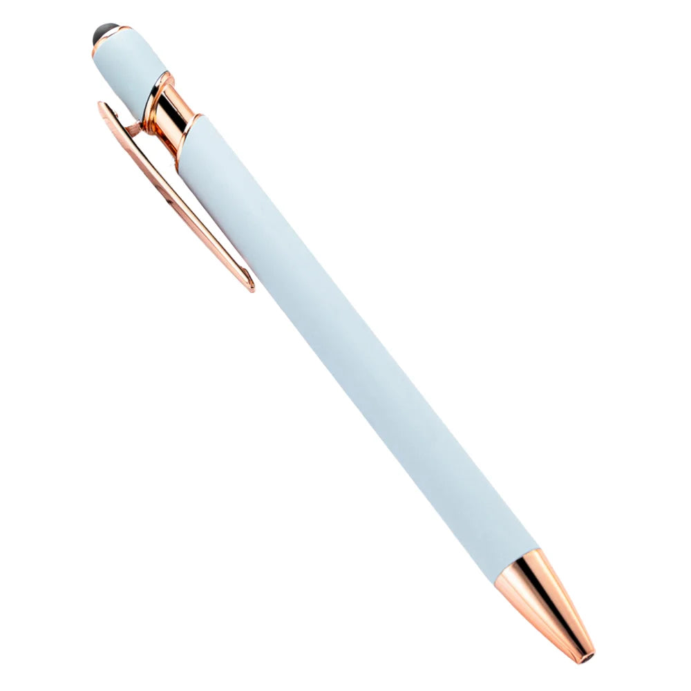 2-in-1 Stylus Pen with Retractable Ballpoint – Pack of 5