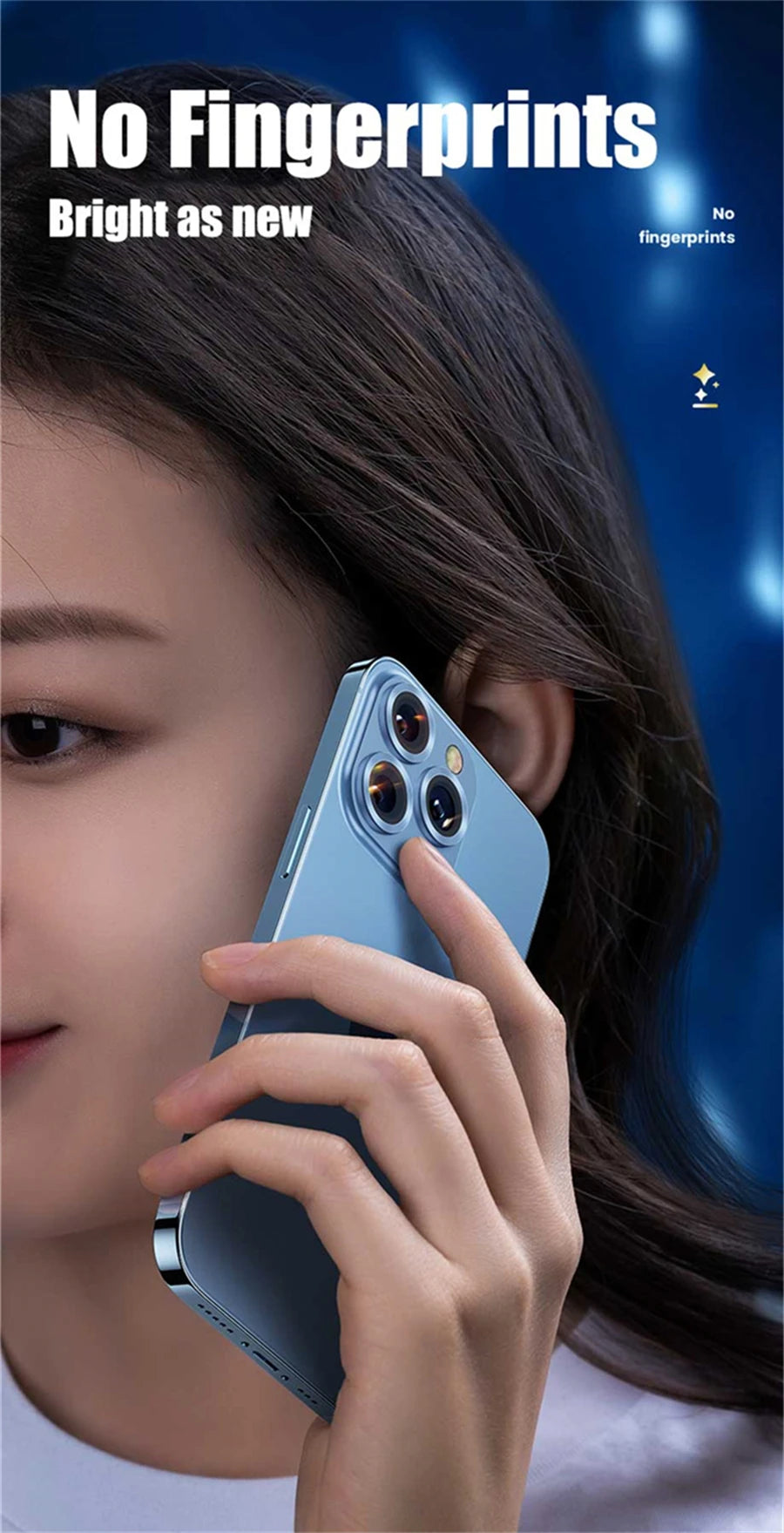 Titanium Camera Lens Protector with Tempered Glass for iPhone