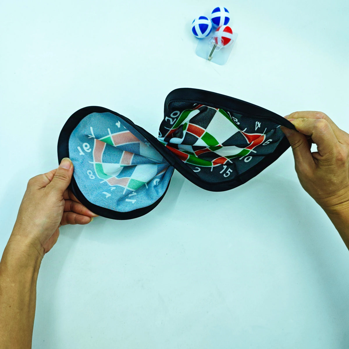 Sticky Ball Dart Board Set for Kids – Double-Sided Educational Family Game