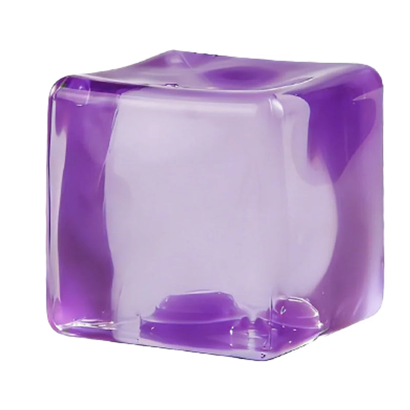 Slow-Rebound Glitter Ice Cube Squishy Toy