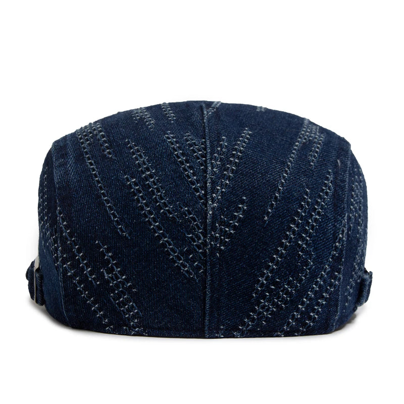 Vintage Plaid Cotton Beret