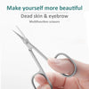 Precision Stainless Steel Cuticle Scissors with Curved Blade