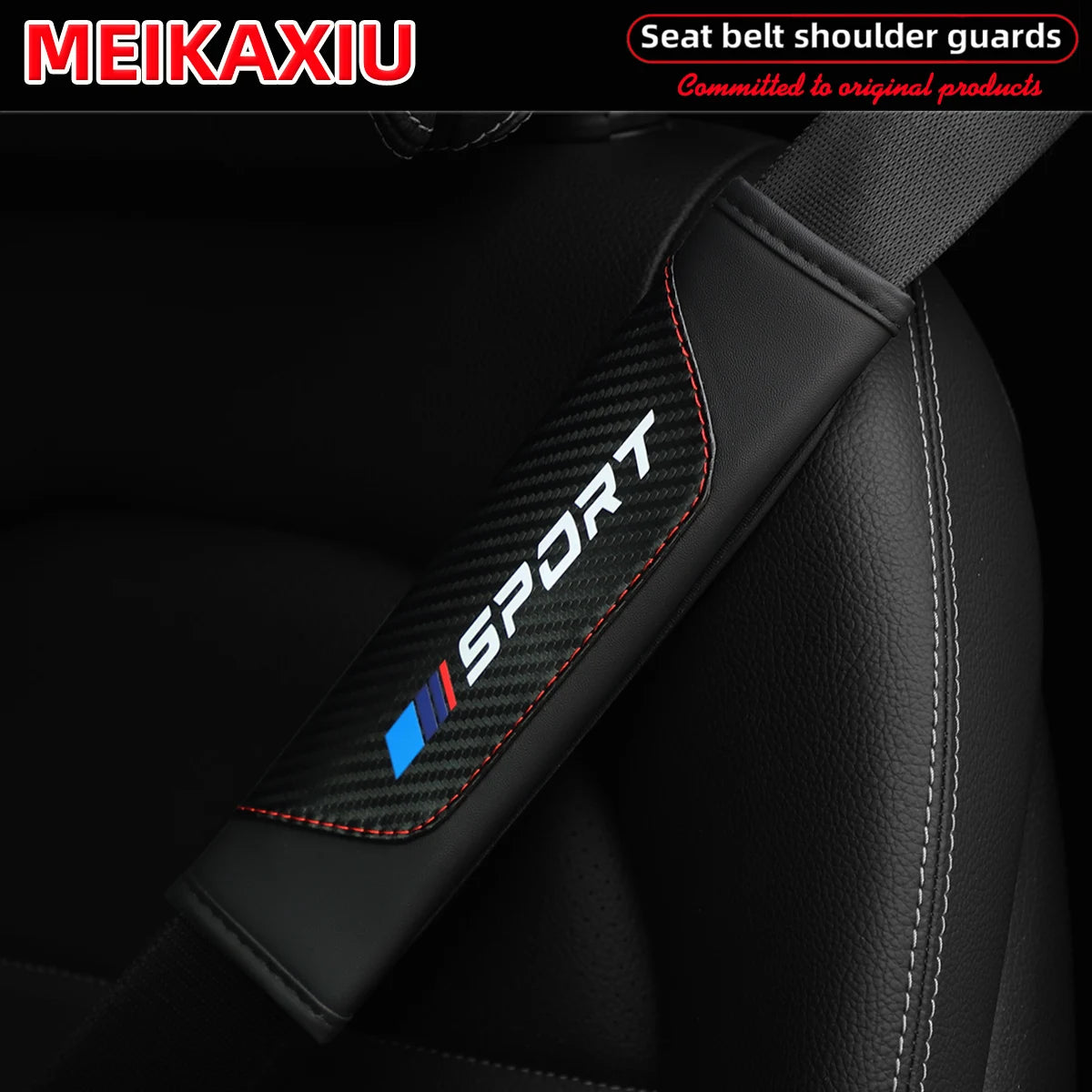 Carbon Fiber Seat Belt Shoulder Pad Cover