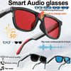 Lunettes audio intelligentes avec verres électrochromiques adaptatifs
