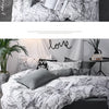 Modern Polyester Duvet Cover Set with Two Pillowcases