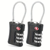 TSA-Approved 3-Digit Combination Travel Lock - Durable Zinc Alloy Luggage Lock