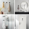 Stainless Steel Suction Cup Hooks - No-Drill Towel Holder